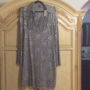 Stetson Dresses - Stetson Dress NWT Taupe Stretch Lace Dress Stetson Dresses - Stetson Dress NWT Taupe Stretch Lace Dress